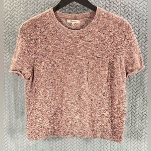 Madewell Pink Crew Neck Sweater